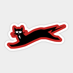 9 Lives Cat Sticker